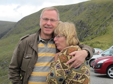 at Conor Pass on the Dingle Peninsula