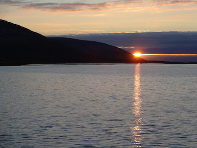 Sunset over Blackhead