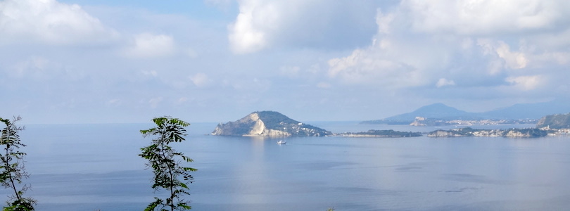 Pozzuoli, view of Procida and Ischia