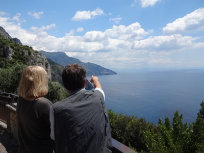 Amalfi coast road